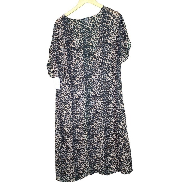 Time and True Leopard Animal Print Kimono Women Size L-XL NWT Beach Cover Up - Picture 6 of 6